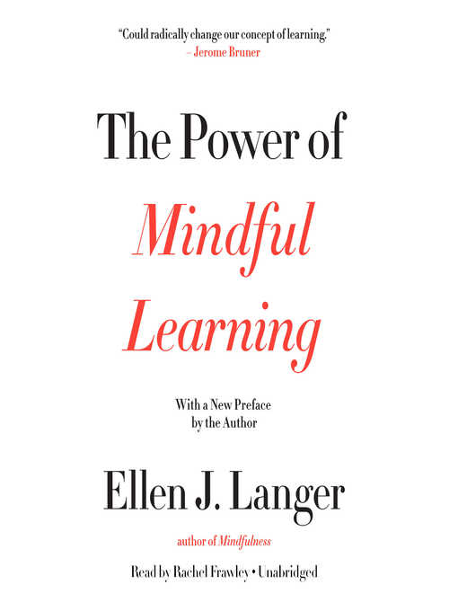 Cover image for The Power of Mindful Learning
